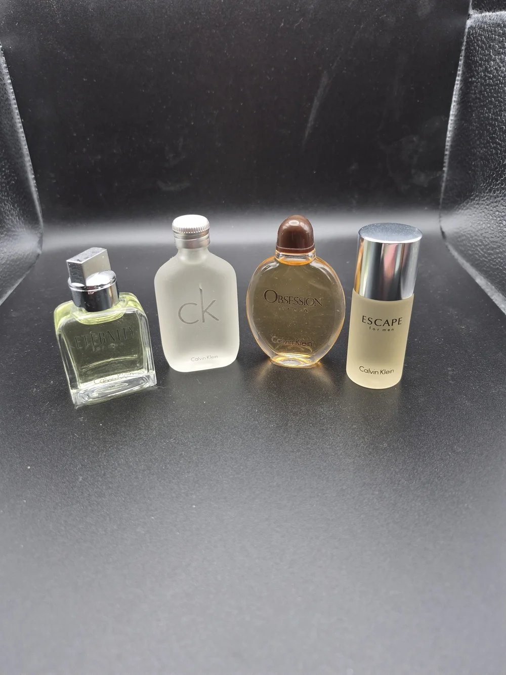 Calvin Klein Mini Fragrance Set - Clear, Frosted & Amber Bottles